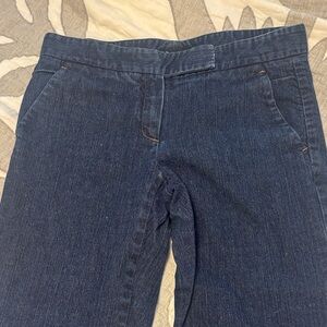 Theory Dark Blue Trouser Style Jeans